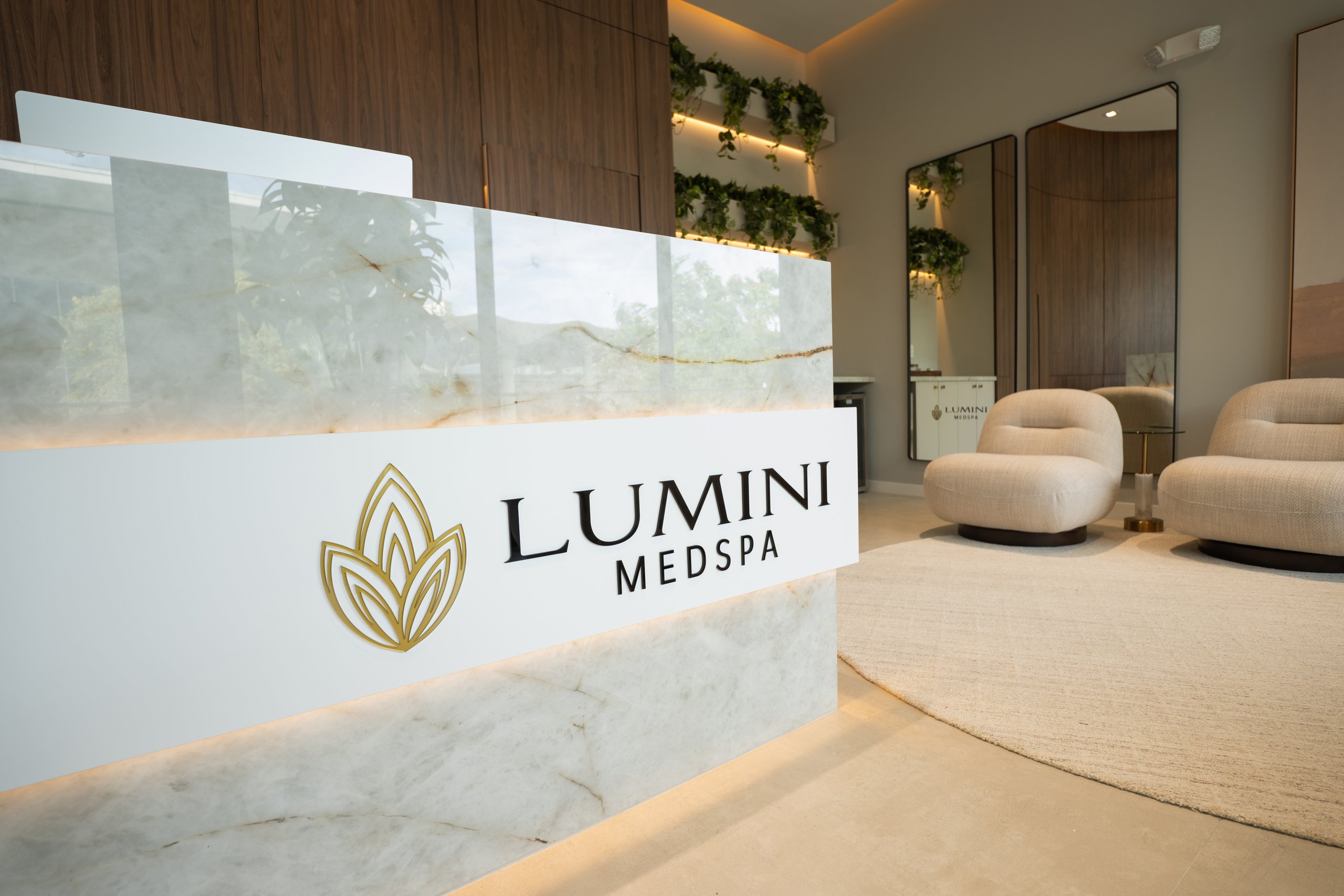 Lumini Med Spa reception