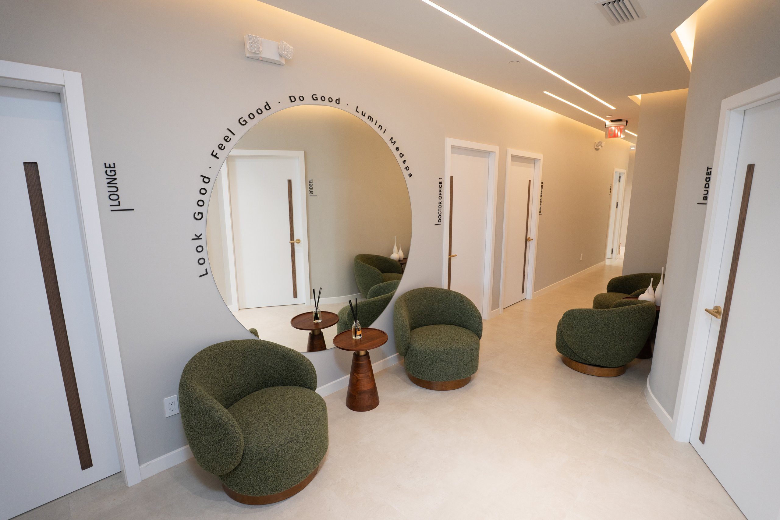 Lumini Med Spa lounge