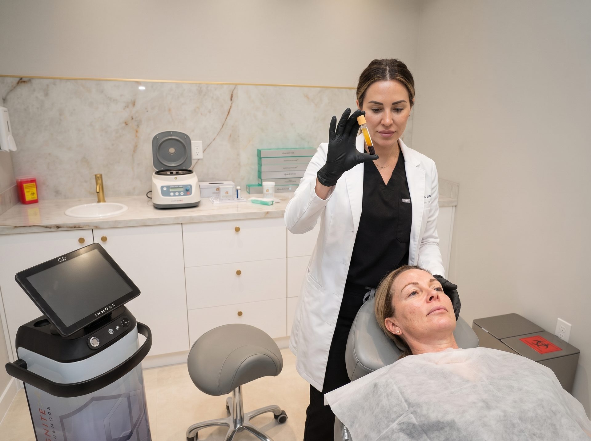 Facial con PRP en Lumini Medical Spa en Aventura, FL